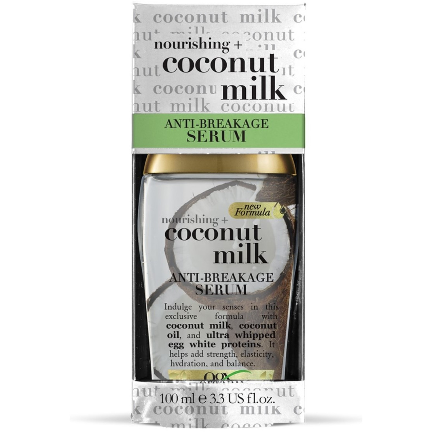 سرم مغذی و ضدشکنندگی موی شیر نارگیل او جی ایکس Ogx Coconut Milk حجم 100 میلی لیتر سرم مغذی و ضدشکنندگی موی شیر نارگیل او جی ایکس Ogx Coconut Milk حجم 100 میلی لیتر