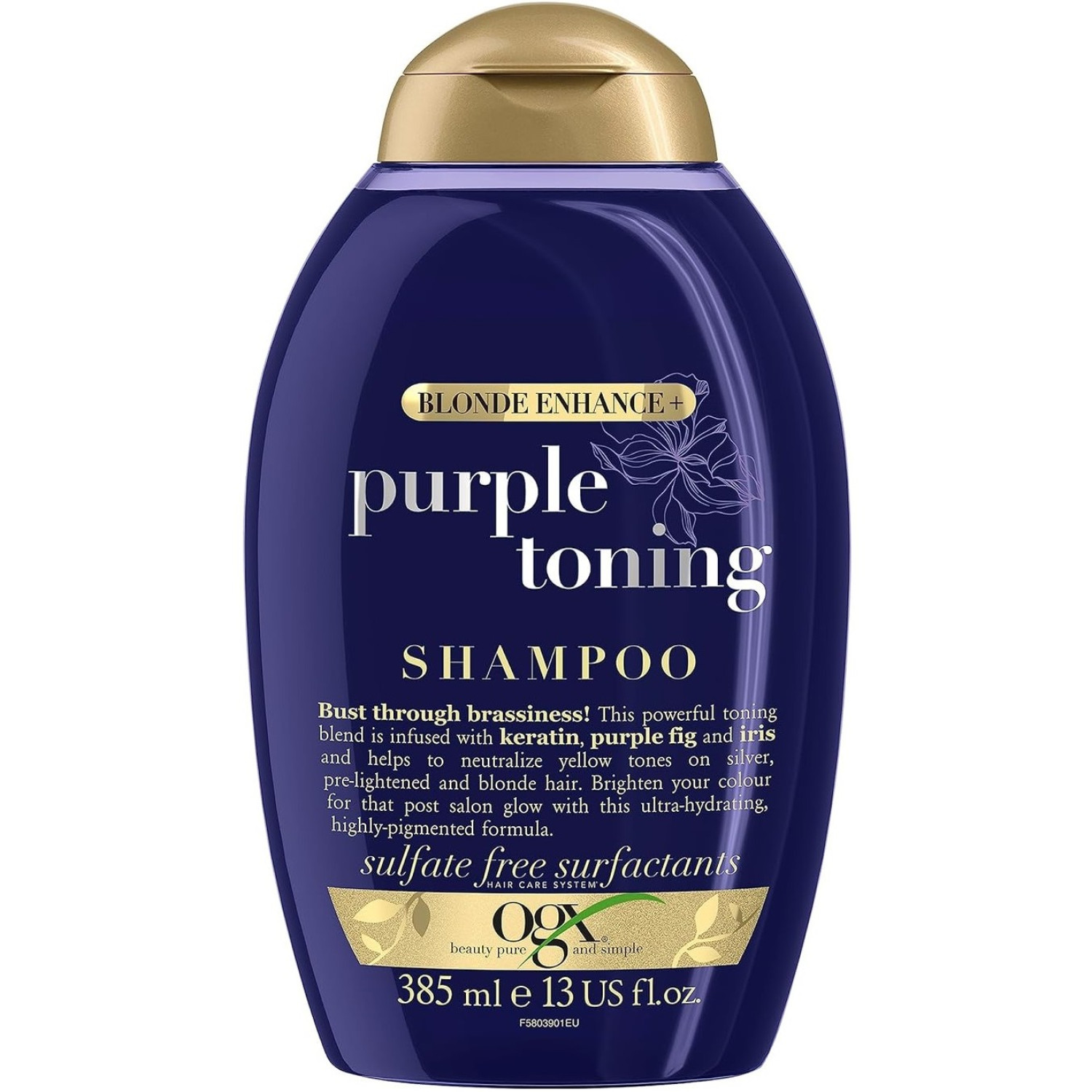 شامپو ضد زردی موهای بلوند و پلاتینه او جی ایکس Ogx Purple Toning حجم 385 میلی لیتر شامپو ضد زردی موهای بلوند و پلاتینه او جی ایکس Ogx Purple Toning حجم 385 میلی لیتر