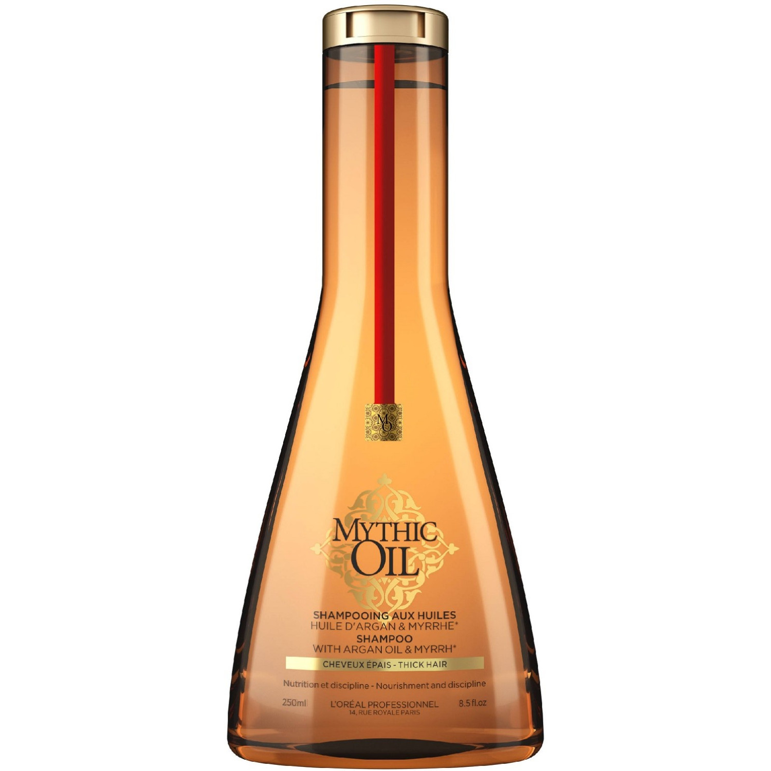 شامپو روغنی مغذی و منظم کننده موهای ضخیم لورال میسیک اویل LOreal Mythic Oil Thick حجم 250 میلی لیتر شامپو روغنی مغذی و منظم کننده موهای ضخیم لورال میسیک اویل LOreal Mythic Oil Thick حجم 250 میلی لیتر