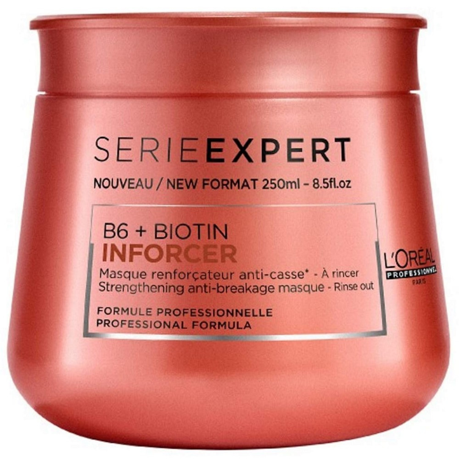 ماسک موی حرفه ای استحکام بخش و ضد شکنندگی لورال سری اکسپرت LOreal Inforcer حجم 250 میلی لیتر ماسک موی حرفه ای استحکام بخش و ضد شکنندگی لورال سری اکسپرت LOreal Inforcer حجم 250 میلی لیتر