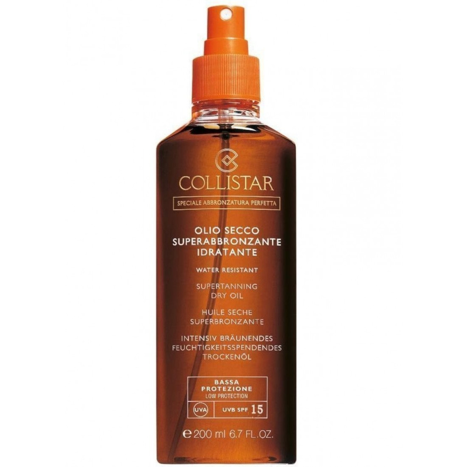 روغن برنزه کننده ضد آب spf15 کلی استار حجم 200 میلی لیتر