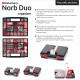ارگانایزر ابزار Kistenberg مدل NORB DUO 40 KNOS403010B - مقاوم با 42 محفظه - ساخت لهستان ارگانایزر ابزار Kistenberg مدل NORB DUO 40 KNOS403010B - مقاوم با 42 محفظه - ساخت لهستان